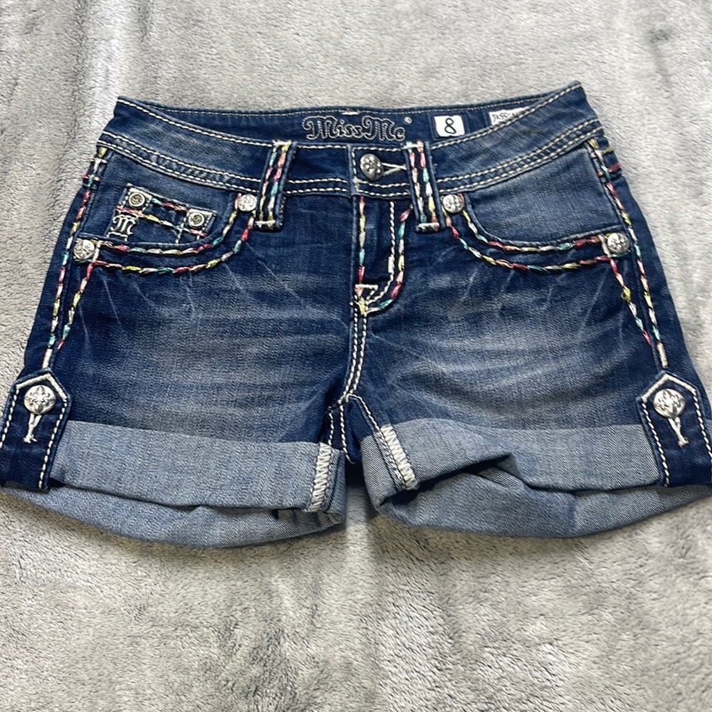 Girls Size 8 Miss Me Jean Shorts